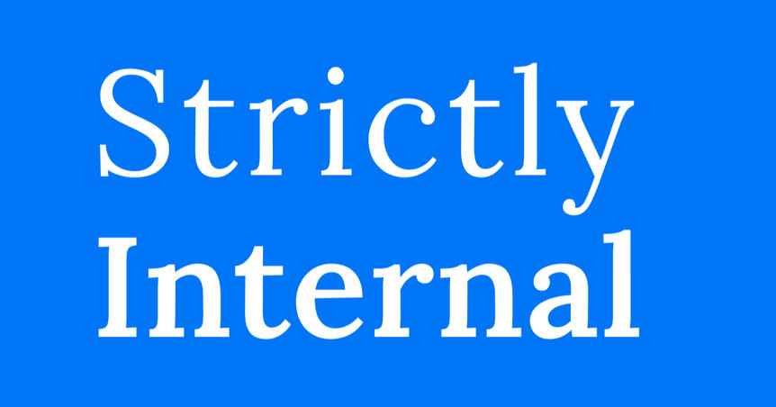 Strictly Internal Logo